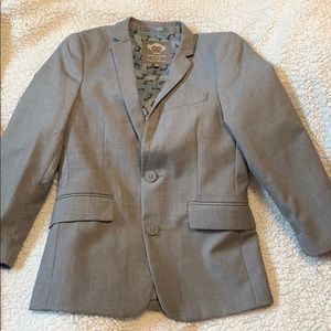 Boys light gray dress suit